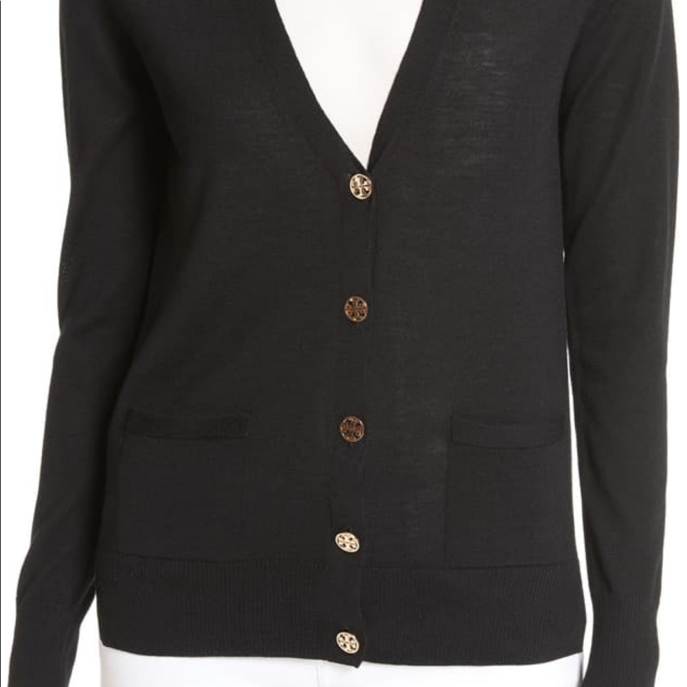 Tory Burch Merino Wool Cardigan